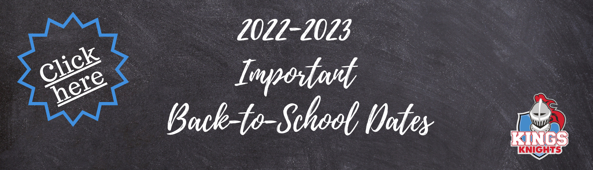 Back to school information